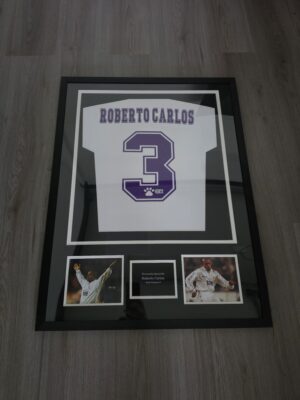 Gesigneerd Roberto Carlos Shirt Real Madrid #3 – Beckett Authenticatie